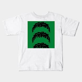 Abstract green Kids T-Shirt